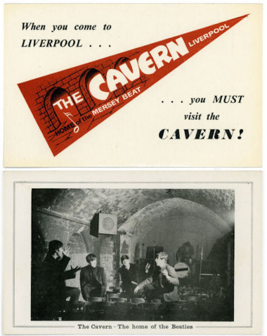 1960sCavernClubBEATLESPostCard