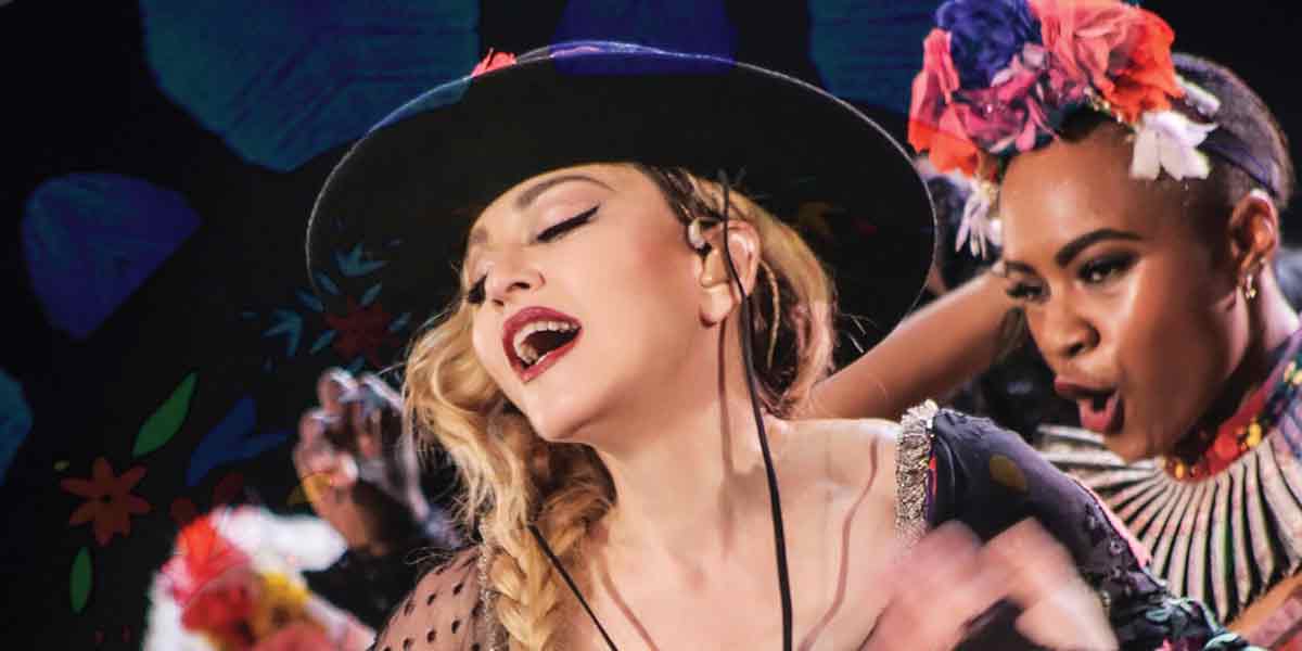 Madonna bei der Rebel Heart Tour