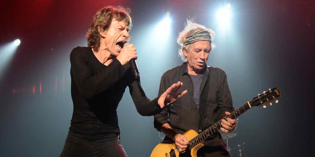 Mick Jagger und Keith Richards von den Rolling Stones