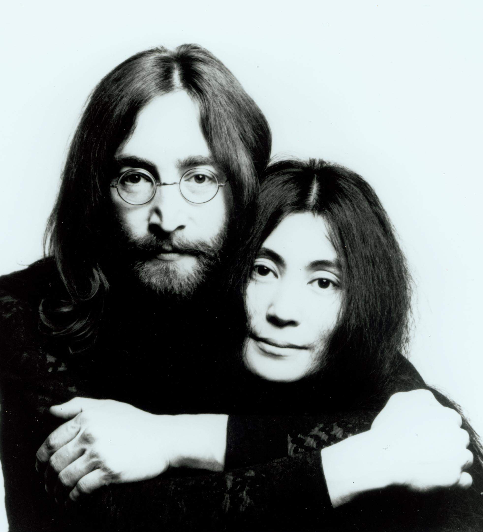John Lennon Yoko Ono Krieg Ist über Englisch Singer Poster Rock Schwarz Weiß