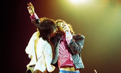 Ronnie Wood und Mick Jagger von den Rolling Stones