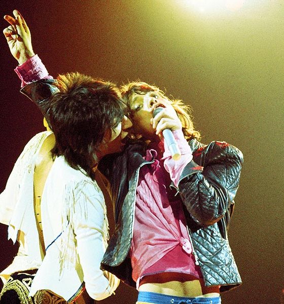 Ronnie Wood und Mick Jagger von den Rolling Stones