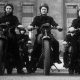 Frauen auf Motorrädern