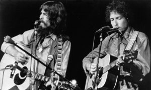 George Harrison und Bob Dylan