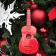 Weihnachtsbaum mit Gitarren-Deko