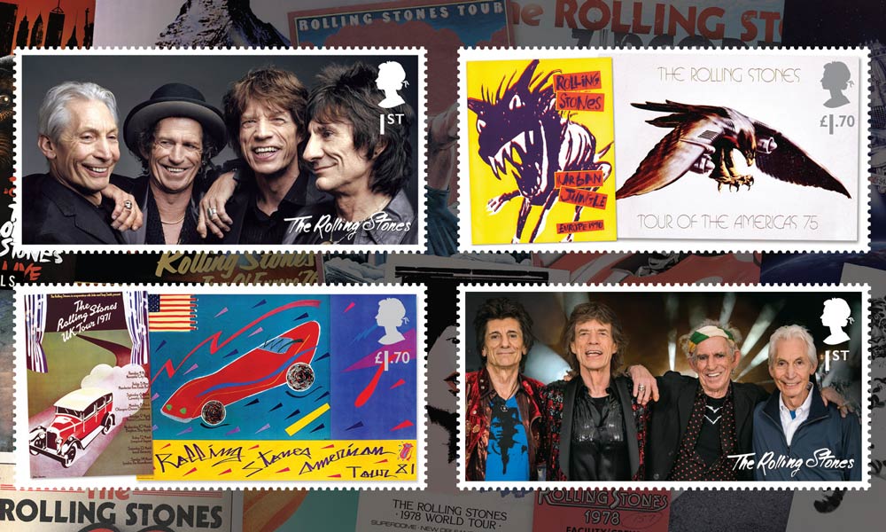 Rolling Stones Briefmarken