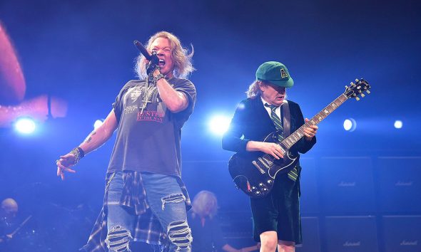 Axl Rose und Angus Young